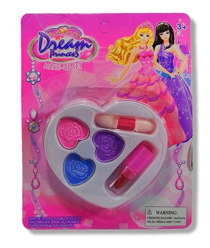 Set Maquillaje Niñas Pintura Para Cara De Colores Princesa